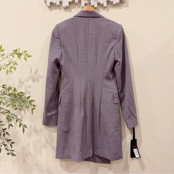 Pinko TROVATORE ROBE MANTEAUX Houndstooth Blazer Dress NWT Size 40(US4) NWT - Picture 6 of 10